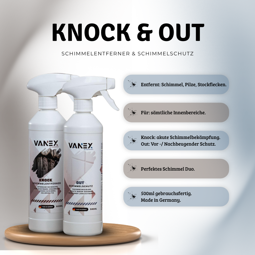 KNOCK&OUT - Schimmelentferner DUO